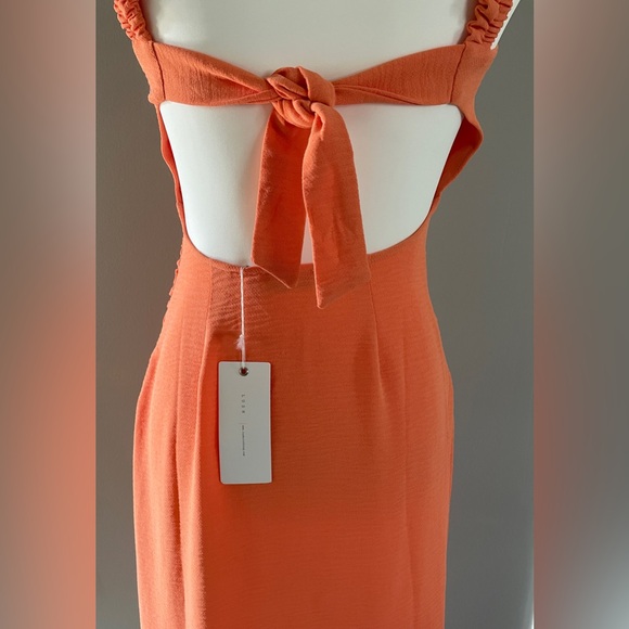 Summer Dress Open Back, color grapefruit, from a boutique NWT - Picture 12 of 12